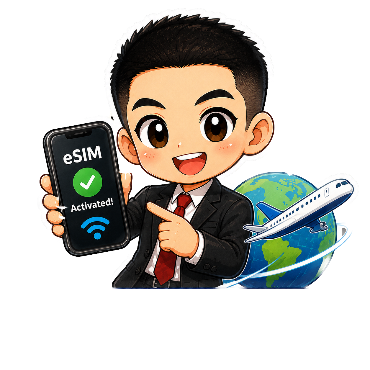 LIGHT eSIM Ready 吉祥物
